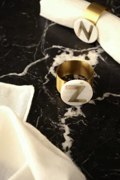 Cristina Oria Menaje Iniciales|Posavasos Y Servilleteros^Servilleteros De Mármol Iniciales