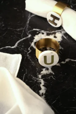 Cristina Oria Menaje Iniciales|Posavasos Y Servilleteros^Servilleteros De Mármol Iniciales