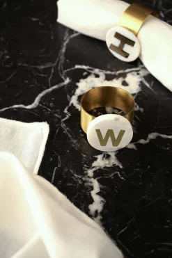 Cristina Oria Menaje Iniciales|Posavasos Y Servilleteros^Servilleteros De Mármol Iniciales