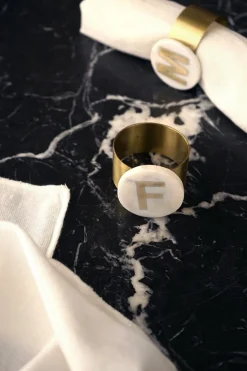 Cristina Oria Menaje Iniciales|Posavasos Y Servilleteros^Servilleteros De Mármol Iniciales