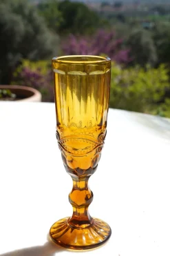 Cristina Oria Copas^Set 6 Copas Champagne De Diseño Ámbar