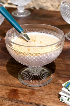 Cristina Oria Copas^Set 6 Copas Cristal Helado Transparente Picos