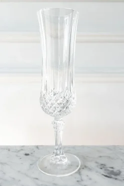 Cristina Oria Copas^Set 6 Copas De Champagne Cristal D'Arques Longchamp