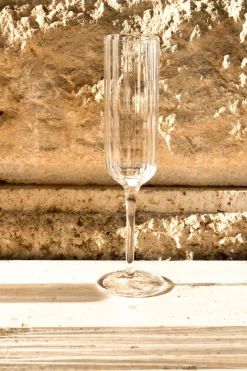 Cristina Oria Copas^Set 6 Copas De Champagne Cristal Ondas