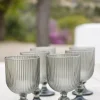 Cristina Oria Copas^Set 6 Copas De Diseño Grises