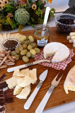 Cristina Oria Cubiertos De Aperitivo|Cuchillos^Set 4 Cuchillos De Queso Cubertería Amalfi CO