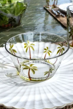 Cristina Oria Fuentes, Ensaladeras Y Cuencos^Set 6 Cuencos Acrílicos Diseño Palmeras