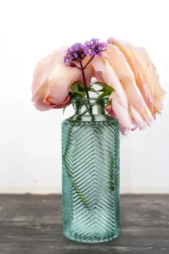 Cristina Oria Jarrones, Floreros Y Maceteros^Set 4 Floreros De Cristal Verdosos