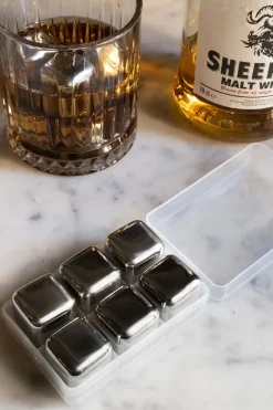 Cristina Oria Otros Accesorios De Bebidas|Gadgets De Vino^Set 6 Hielos De Acero Co