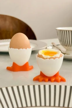 Cristina Oria Accesorios De Mesa^Set 2 Hueveras Diseño Patas De Pollo