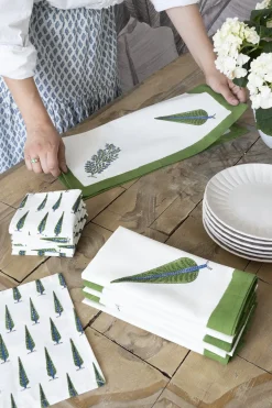 Cristina Oria Servilletas Y Accesorios^Set 6 Servilletas & 6 Servilletas Cocktail