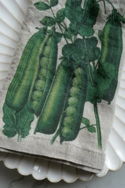 Cristina Oria Servilletas Y Accesorios^Set 6 Servilletas De Lino Con Diseño De Hortalizas