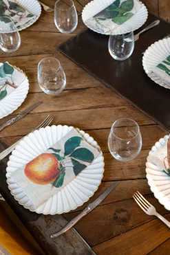 Cristina Oria Servilletas Y Accesorios^Set 6 Servilletas De Lino Con Diseño de Frutas