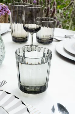 Cristina Oria Vasos^Set 6 Vasos Acrílicos Grises