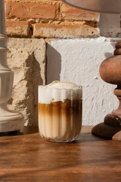 Cristina Oria Vasos^Set 6 Vasos Cristal Ondas Pequeños