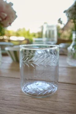 Cristina Oria Vasos^Set 6 Vasos Cristal Tallado