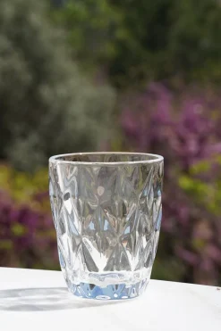 Cristina Oria Vasos^Set 6 Vasos Cristal Transparente Rombos