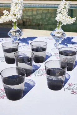 Cristina Oria Vasos^Set 6 Vasos Grises Texturizados