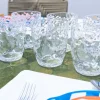 Cristina Oria Vasos^Set 6 Vasos Transparentes Acrílicos Con Diseño En Relieve