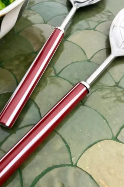 Cristina Oria Cubiertos De Servir^Set Cubiertos De Servir Con Mango De Resina De Colores