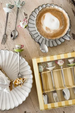 Cristina Oria Cubiertos De Postre^Set Cucharas Y Tenedores Diseño Especial Té