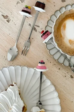 Cristina Oria Cubiertos De Postre^Set Cucharas Y Tenedores Diseño Tartas