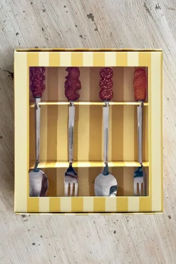 Cristina Oria Cubiertos De Postre^Set Cucharas Y Tenedores Diseño Dulces