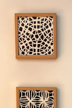 Cristina Oria Cuadros^Set De 4 Cuadros Papel Maché