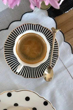 Cristina Oria Cubiertos De Aperitivo|Cubiertos De Postre^Set De 4 Cucharitas De Bronce Con Diseño De Pájaro