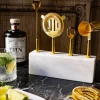 Cristina Oria Kits De Coctelería^Set De Cóctel Con Base De Mármol Co