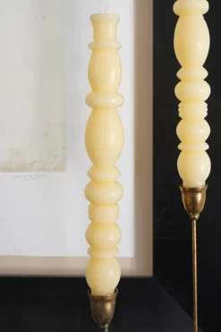 Cristina Oria Velas^Set De Dos Velas Con Diseño De Candelabro