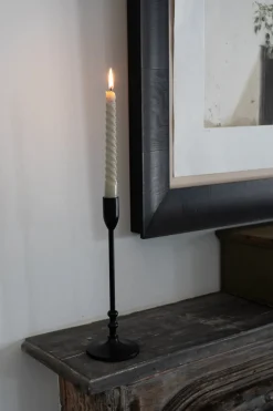 Cristina Oria Candelabros Y Portavelas^Set De Tres Candelabros Metálicos Negros