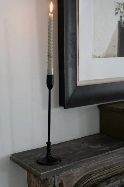 Cristina Oria Candelabros Y Portavelas^Set De Tres Candelabros Metálicos Negros