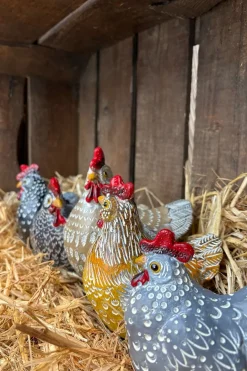 Cristina Oria Piezas Decorativas^Set Figuras Decorativas Gallinas Pequeñas