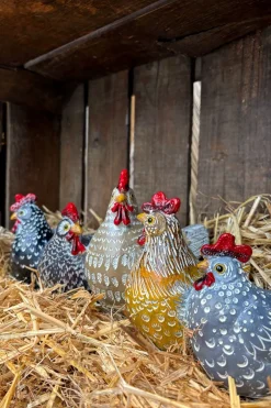Cristina Oria Piezas Decorativas^Set Figuras Decorativas Gallinas Pequeñas