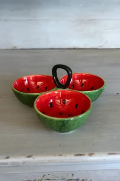 Cristina Oria Fuentes, Ensaladeras Y Cuencos^Set Tres Cuencos Diseño Sandía