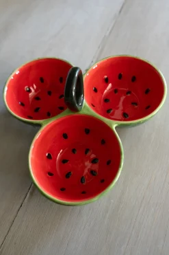 Cristina Oria Fuentes, Ensaladeras Y Cuencos^Set Tres Cuencos Diseño Sandía