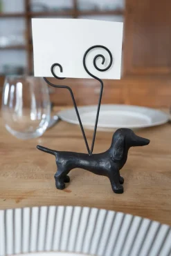 Cristina Oria Piezas Decorativas^Soporte Para Tarjetas Con Diseño De Teckel