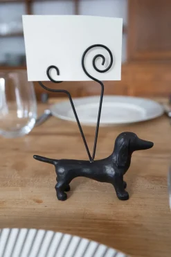 Cristina Oria Piezas Decorativas^Soporte Para Tarjetas Con Diseño De Teckel