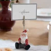 Cristina Oria Piezas Decorativas^Soporte Para Tarjetas Diseño Papa Noel Y Bola De Nieve