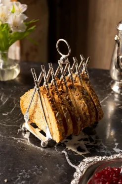 Cristina Oria Accesorios De Mesa^Soporte Para Tostadas Diseño Remos Plata Co
