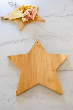 Cristina Oria Tablas^Tabla De Bambú Con Diseño De Estrella