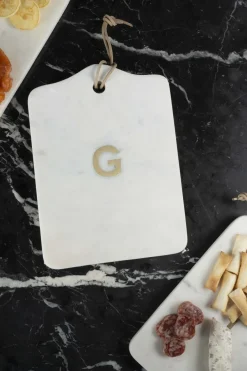 Cristina Oria Tablas|Menaje Iniciales^Tabla De Mármol Inicial G