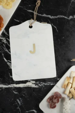 Cristina Oria Tablas|Menaje Iniciales^Tabla De Mármol Inicial J
