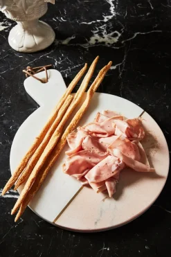 Cristina Oria Tablas^Tabla Mármol Bicolor Redonda Co