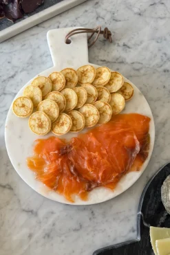 Cristina Oria Tablas^Tabla Redonda De Mármol Blanca