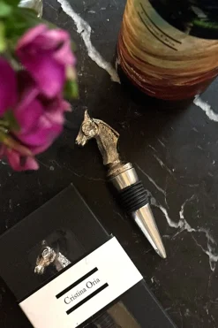 Cristina Oria Gadgets De Vino^Tapón De Botellas Con Diseño De Caballo