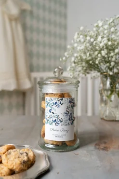 Cristina Oria Dulces Cristina Oria^Tarro De Cookies Personalizado Especial Bautizo