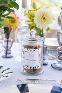 Cristina Oria Dulces Cristina Oria^Tarro De Cookies Personalizado Especial Bodas