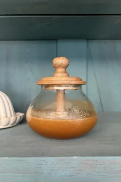 Cristina Oria Accesorios De Mesa^Tarro De Cristal Para Miel Con Tapa Y Cuchara De Madera